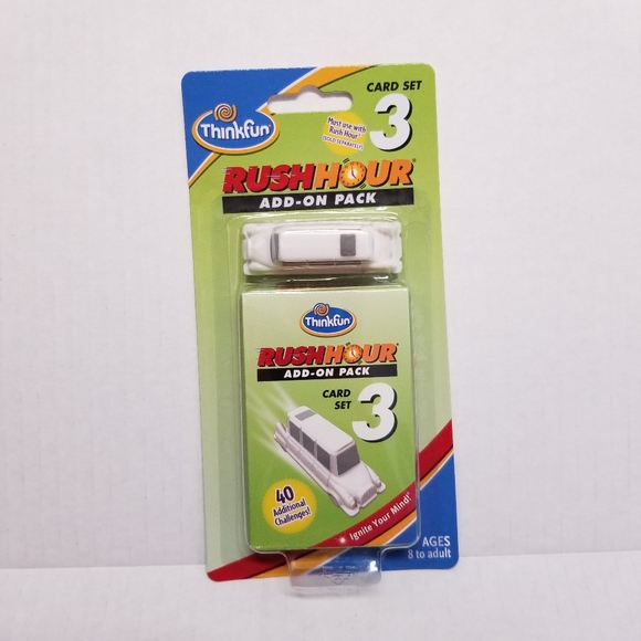 RUSH HOUR CARD SET 3 SEALED Limo Add-On For The Original Traffic Jam Puzzle Game - Picture 2 of 6